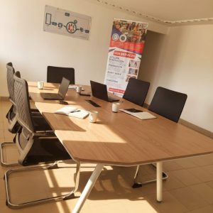 espace de coworking flexible et professionnel